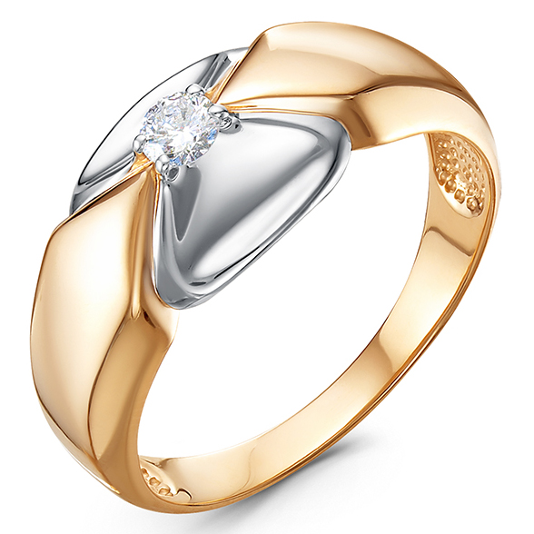 Кольцо, золото, бриллиант, БР111846